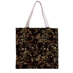 Camouflage Army Survival Uniform Zipper Grocery Tote Bag from ArtsNow.com Front