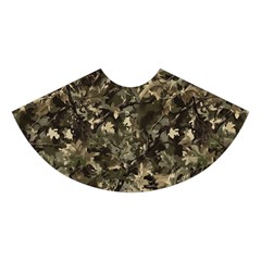 Camouflage Army Survival Uniform Midi Sleeveless Dress from ArtsNow.com Skirt Front