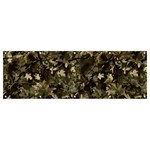 Camouflage Army Survival Uniform Banner and Sign 12  x 4 