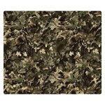 Camouflage Army Survival Uniform Premium Plush Fleece Blanket (Small)