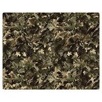 Camouflage Army Survival Uniform Premium Plush Fleece Blanket (Medium)