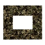 Camouflage Army Survival Uniform White Wall Photo Frame 5  x 7 