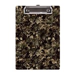 Camouflage Army Survival Uniform A5 Acrylic Clipboard