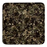 Camouflage Army Survival Uniform Square Glass Fridge Magnet (4 pack)