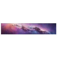 Cosmic Dreamscape Print (ai) Black Backgrond Small Premium Plush Fleece Scarf from ArtsNow.com Front