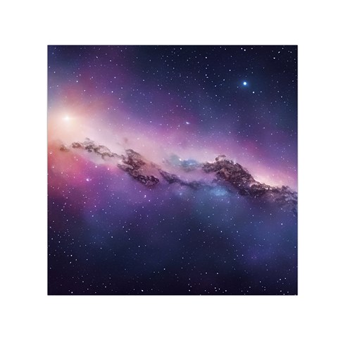 Cosmic Dreamscape Print (ai) Black Backgrond Square Satin Scarf (30  x 30 ) from ArtsNow.com Front