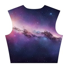 Cosmic Dreamscape Print (ai) Black Backgrond Cotton Crop Top from ArtsNow.com Back