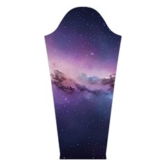 Cosmic Dreamscape Print (ai) Black Backgrond Long Sleeve Velvet V Right Sleeve