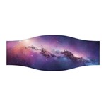 Cosmic Dreamscape Print (ai) Black Backgrond Stretchable Headband