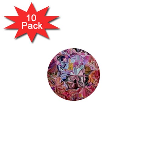 Marbling Blend  1  Mini Buttons (10 pack)  from ArtsNow.com Front