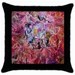 Marbling Blend  Throw Pillow Case (Black)