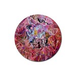 Marbling Blend  Rubber Coaster (Round)