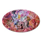 Marbling Blend  Oval Magnet