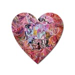 Marbling Blend  Heart Magnet