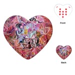 Marbling Blend  Playing Cards Single Design (Heart)