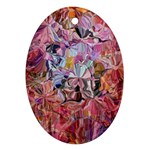 Marbling Blend  Oval Ornament (Two Sides)