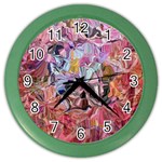 Marbling Blend  Color Wall Clock