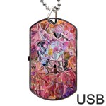 Marbling Blend  Dog Tag USB Flash (One Side)