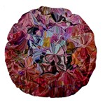 Marbling Blend  Large 18  Premium Round Cushions