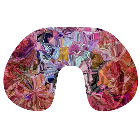 Marbling Blend  Travel Neck Pillow from ArtsNow.com Front