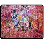 Marbling Blend  Two Sides Fleece Blanket (Medium)