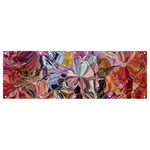 Marbling Blend  Banner and Sign 12  x 4 