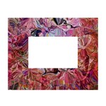 Marbling Blend  White Tabletop Photo Frame 4 x6 