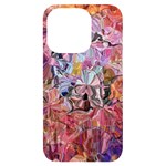 Marbling Blend  iPhone 14 Pro Black UV Print Case