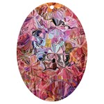 Marbling Blend  UV Print Acrylic Ornament Oval