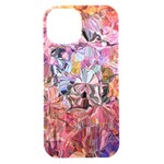 Marbling Blend  iPhone 15 Black UV Print PC Hardshell Case