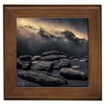 Stellar Dreamscape (AI&Human) Framed Tile