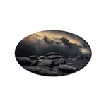 Stellar Dreamscape (AI&Human) Sticker Oval (10 pack)