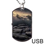 Stellar Dreamscape (AI&Human) Dog Tag USB Flash (One Side)