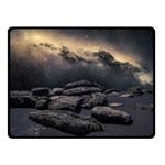 Stellar Dreamscape (AI&Human) Two Sides Fleece Blanket (Small)