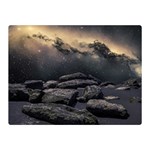 Stellar Dreamscape (AI&Human) Two Sides Premium Plush Fleece Blanket (Mini)