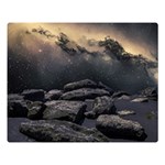 Stellar Dreamscape (AI&Human) Premium Plush Fleece Blanket (Large)