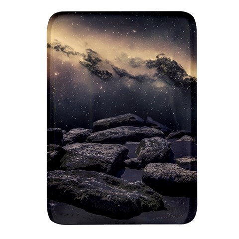 Stellar Dreamscape (AI&Human) Rectangular Glass Fridge Magnet (4 pack) from ArtsNow.com Front