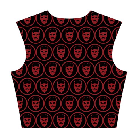 Dark Dominion Print Cotton Crop Top from ArtsNow.com Back