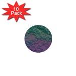 Colorful duotone abstract print 1  Mini Buttons (10 pack) 