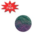 Colorful duotone abstract print 1  Mini Magnet (10 pack) 