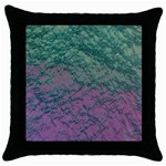 Colorful duotone abstract print Throw Pillow Case (Black)