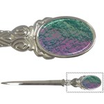 Colorful duotone abstract print Letter Opener