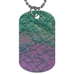 Colorful duotone abstract print Dog Tag (Two Sides)