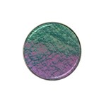 Colorful duotone abstract print Hat Clip Ball Marker