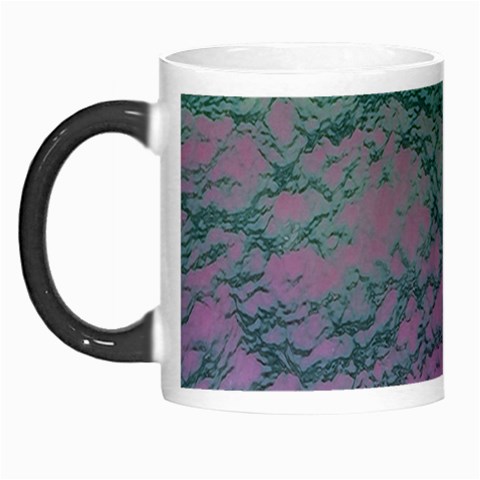 Colorful duotone abstract print Morph Mug from ArtsNow.com Left