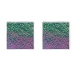 Colorful duotone abstract print Cufflinks (Square)