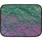 Colorful duotone abstract print Two Sides Fleece Blanket (Mini)