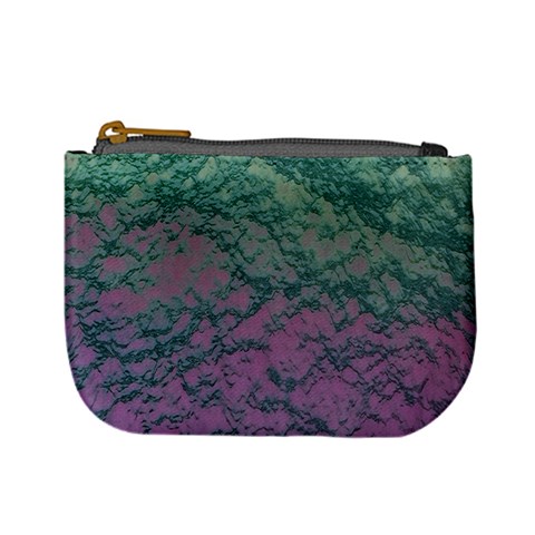 Colorful duotone abstract print Mini Coin Purse from ArtsNow.com Front