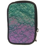 Colorful duotone abstract print Compact Camera Leather Case