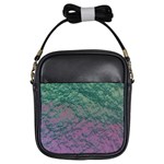 Colorful duotone abstract print Girls Sling Bag